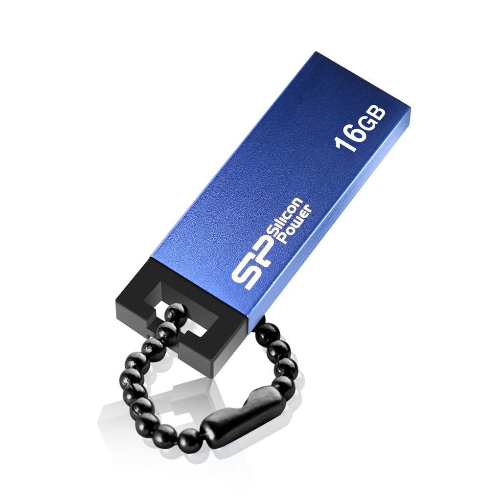 

Флешка 16Gb USB 2.0 Silicon Power Touch Touch 835, синий (SP016GBUF2835V1B), Touch 835