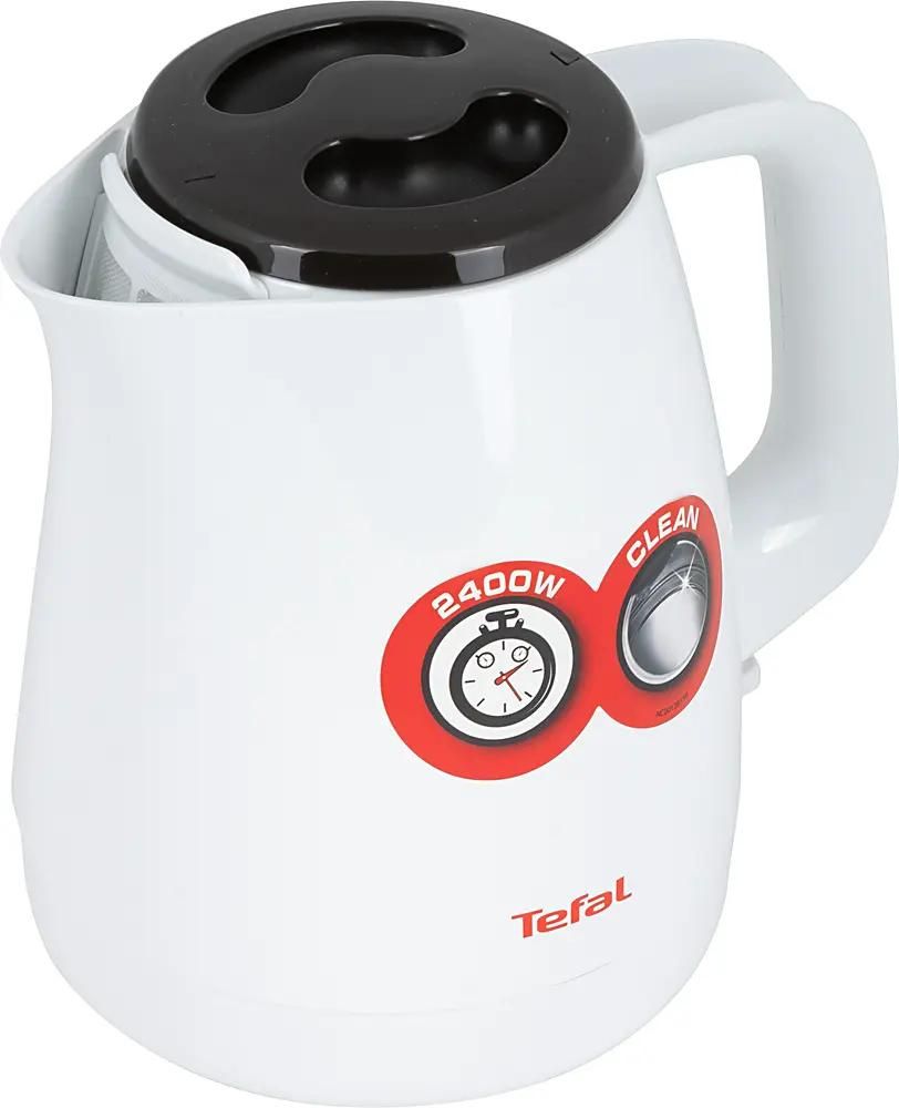 

Чайник электрический Tefal Delfini plus KO150130 1.5л. 2.4 кВт, пластик, белый (7211002180), KO150130