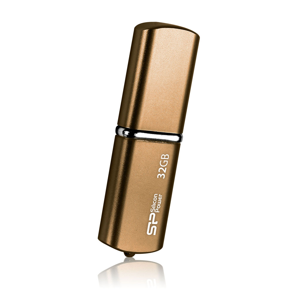 Флешка 32Gb USB 2.0 Silicon Power Luxmini Luxmini 720, бронзовый (SP032GBUF2720V1Z)