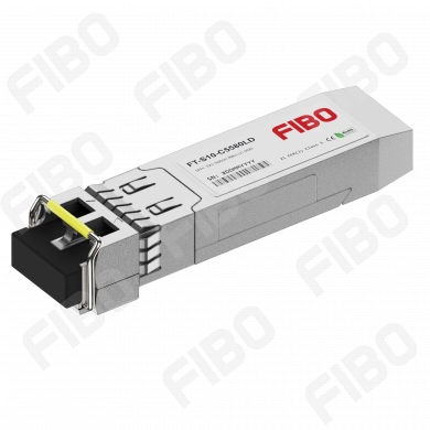 

Модуль SFP+ FIBO, 80 км, LC, Tx:1550 нм, 10 Гбит/с, SM, двойной, WDM, DDM (FT-S10-C5580LD)