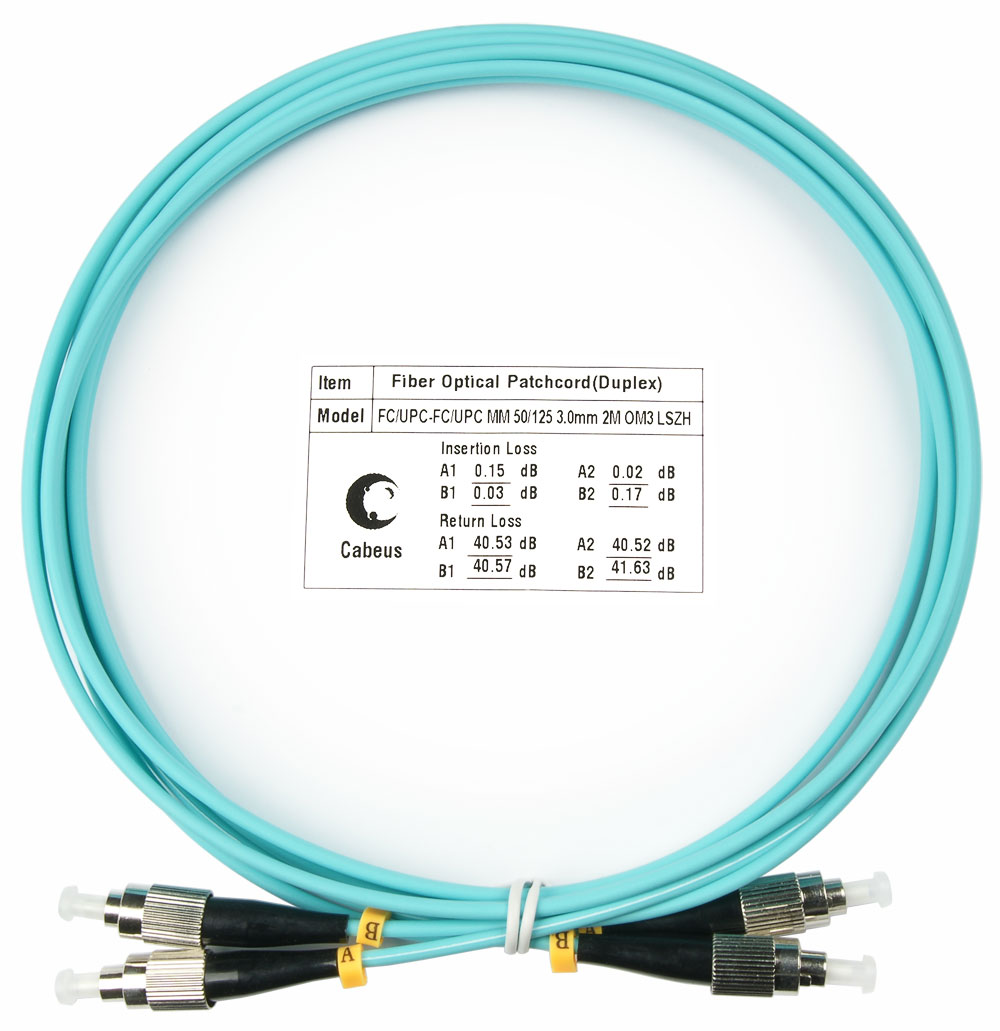 

Патч-корд оптический Cabeus FOP-50-FC-FC-1,5m, FC/UPC-FC/UPC, многомодовый, 50/125, OM3, двойной, 1.5 м, LSZH, аквамарин (FOP-50-FC-FC-1,5m), Бирюзовый, FOP-50-FC-FC-1,5m