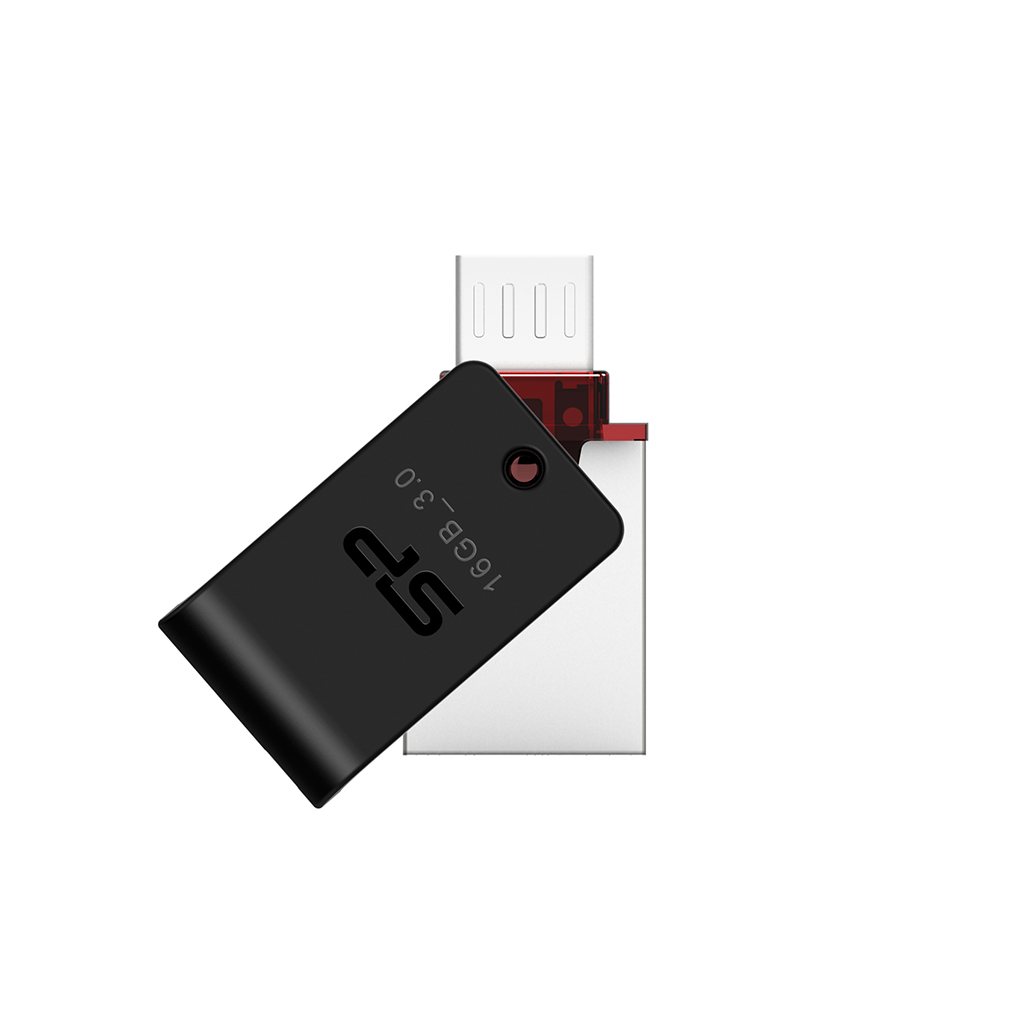 

Флешка 16Gb USB 3.0/microUSB Silicon Power Mobile Mobile X31 , черный (SP016GBUF3X31V1K), Mobile X31