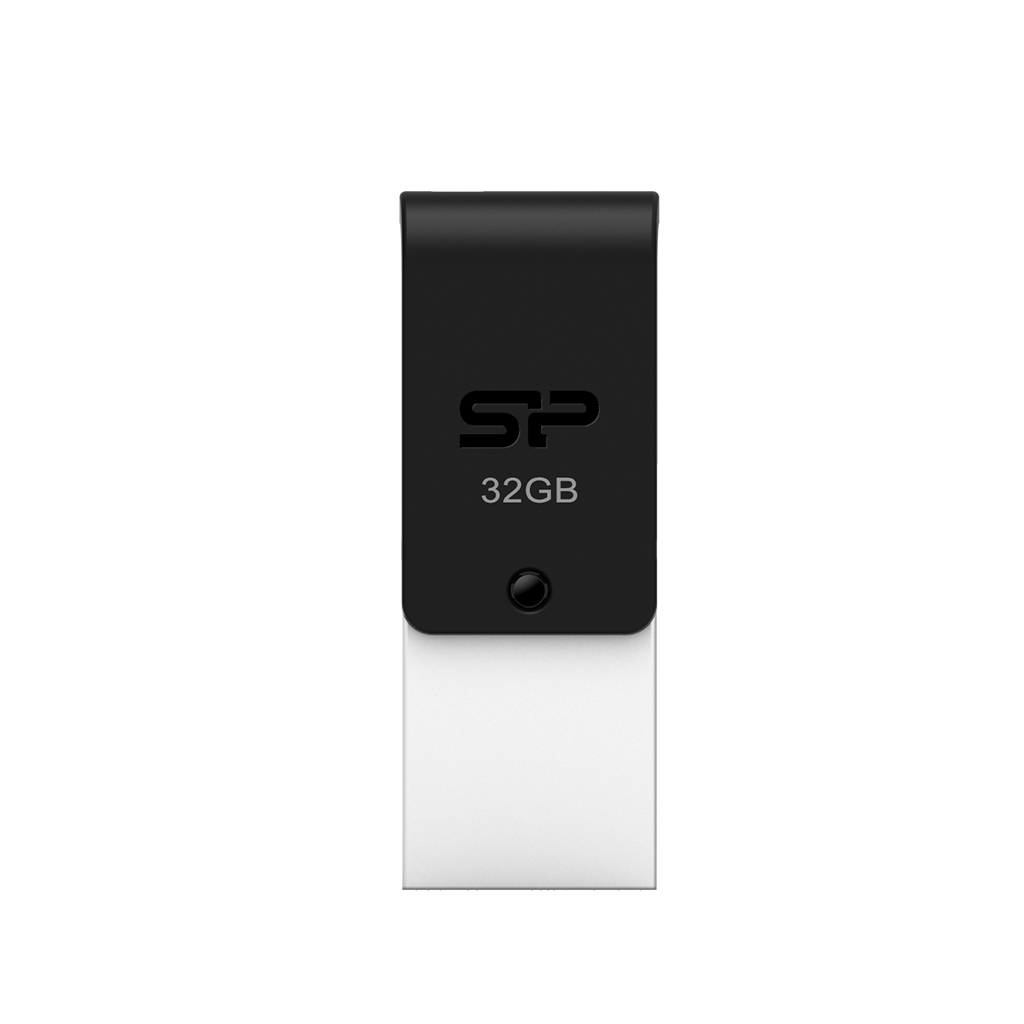 

Флешка 32Gb USB 2.0/microUSB Silicon Power Mobile Mobile X21 , черный (SP032GBUF2X21V1K), Mobile X21