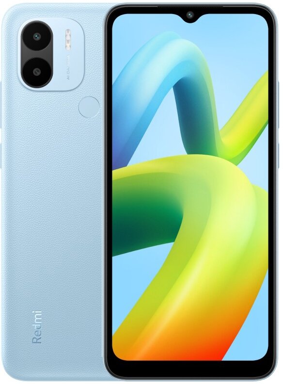 

Смартфон Xiaomi Redmi A2+, 6.52" 720x1600 IPS, MediaTek Helio G36, 3Gb RAM, 64Gb, 3G/4G, Wi-Fi, BT, 2xCam, 2-Sim, 5000 мА⋅ч, Micro-USB, Android 12, голубой (MZB0EZXEU), Redmi A2+