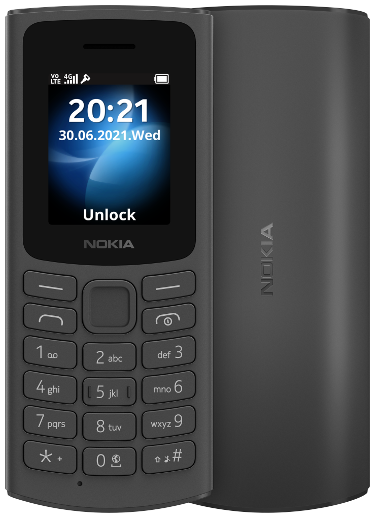 Мобильный телефон Nokia 105 TA-1557 DS, 1.8" 160x128 TFT, BT, 2-Sim, 1000 мА·ч, micro-USB, черный б/у, отказ от покупки, вскрыта упаковка
