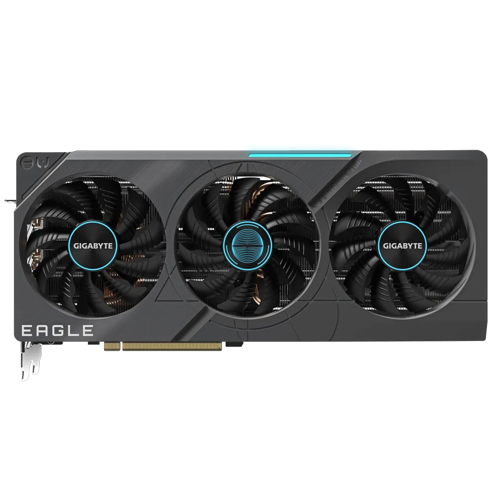 

Видеокарта GIGABYTE NVIDIA GeForce RTX 4070Ti EAGLE, 12Gb DDR6X, 192 бит, PCI-E, HDMI, 3DP, Retail (GV-N407TEAGLE-12GD 2.0), EAGLE