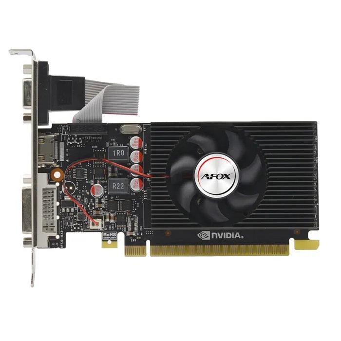 Видеокарта AFOX NVIDIA GeForce GT 240 LP, 1Gb DDR3, 128 бит, PCI-E, VGA, DVI, HDMI, Retail (AF240-1024D3L2-V2)