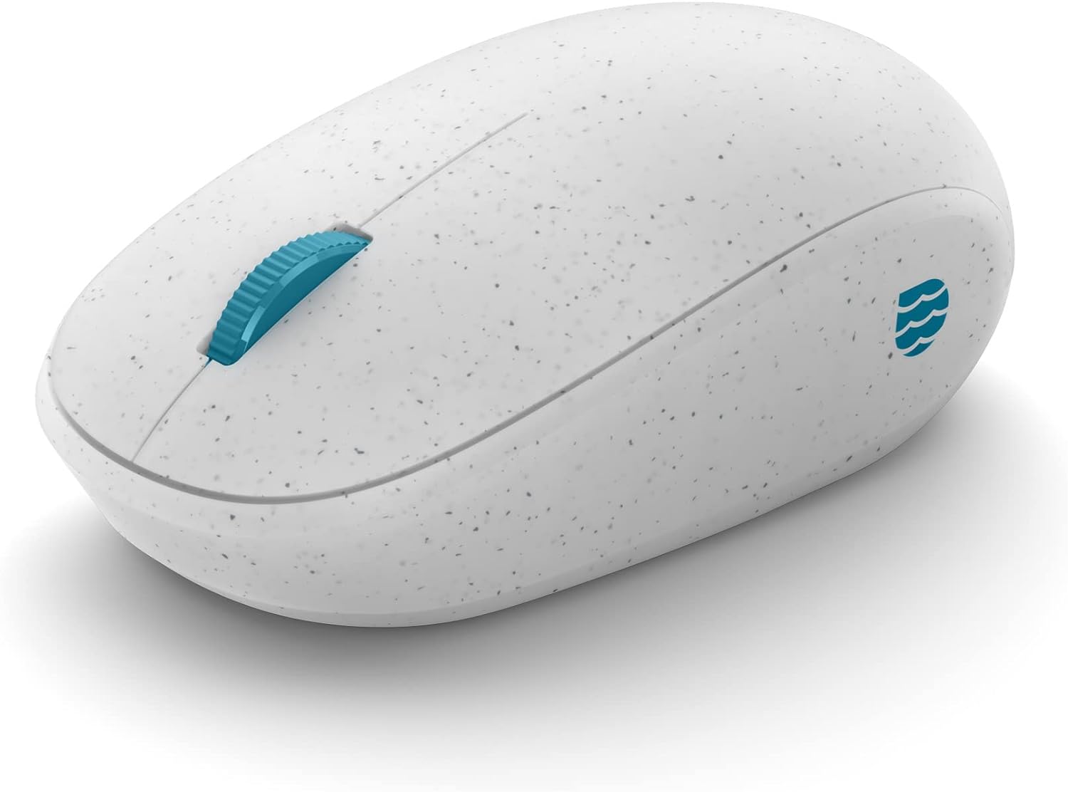 Мышь беспроводная Microsoft Ocean Plastic , 4000dpi, оптическая светодиодная, Bluetooth, белый/синий (I38-00003)