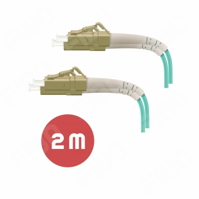 

Патч-корд оптический Maxonice, LC/UPC-LC/UPC, многомодовый, 50/125, OM3, двойной, 2 м, LSZH, бирюзовый (MN-PC-LU-LU-OM3D3L-2m)