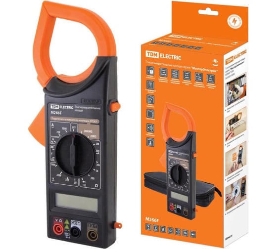 

Клещи токоизмерительные TDM M266F (SQ1005-0006 ), M266F