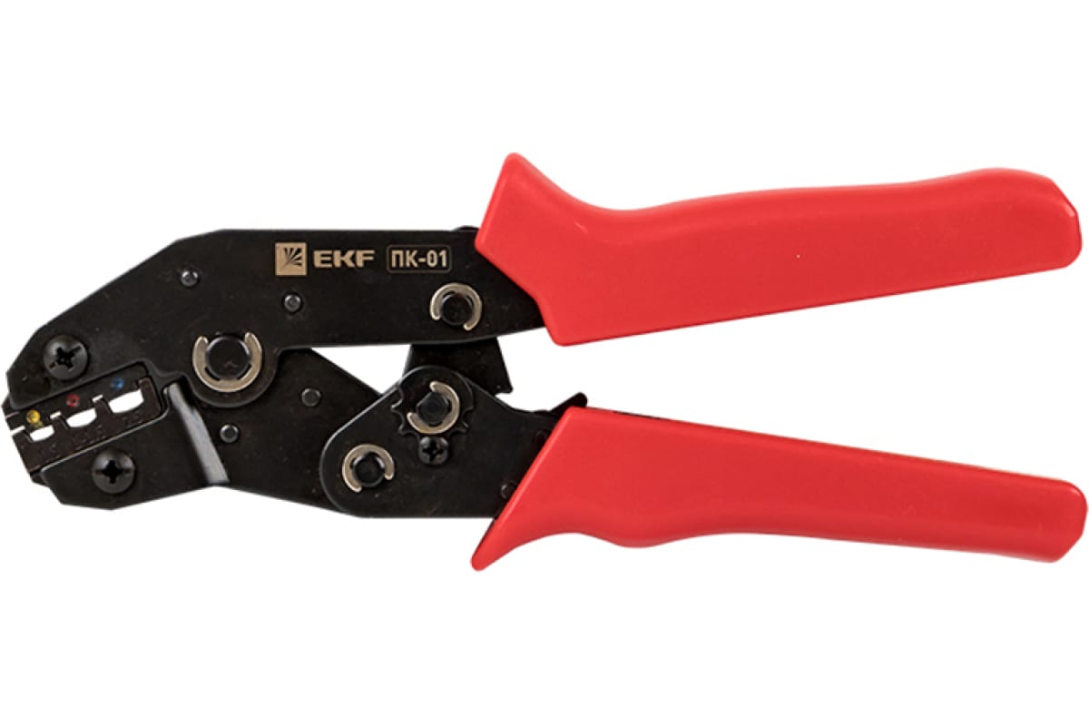 

Пресс-клещи EKF ПК-01 , 0.25-2.5 мм2 (pk-01-mas), ПК-01
