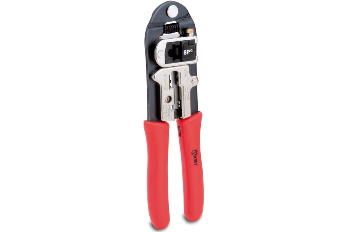 

Пресс-клещи КВТ JT-01A, RJ-45/RJ-11/RJ-12 (55929), JT-01A
