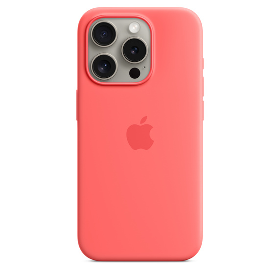 

Чехол-накладка Apple Silicone Case with MagSafe для смартфона Apple iPhone 15 Pro, силикон/микрофибра, ярко-розовый (MT1G3FE/A)