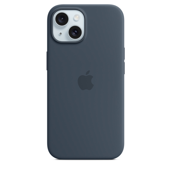 

Чехол-накладка Apple Silicone Case with MagSafe для смартфона Apple iPhone 15, силикон/микрофибра, темно-синий (MT0N3FE/A)