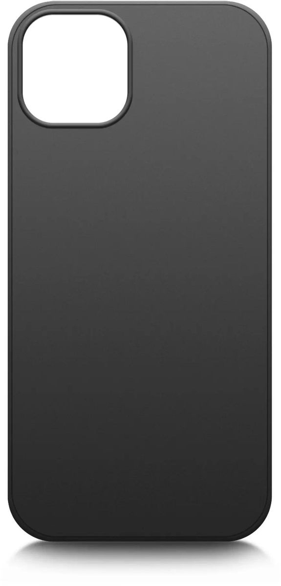 

Чехол-накладка BoraSCO для смартфона Apple iPhone 13, силикон, черный (40441)