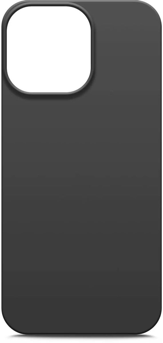 

Чехол-накладка BoraSCO для смартфона Apple iPhone 14 Pro Max, силикон, черный (70804)