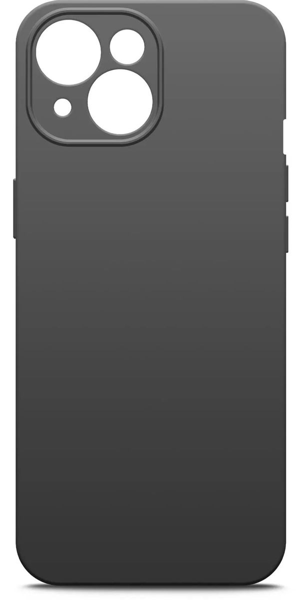 

Чехол-накладка BoraSCO для смартфона Apple iPhone 15, силикон, черный (72433)