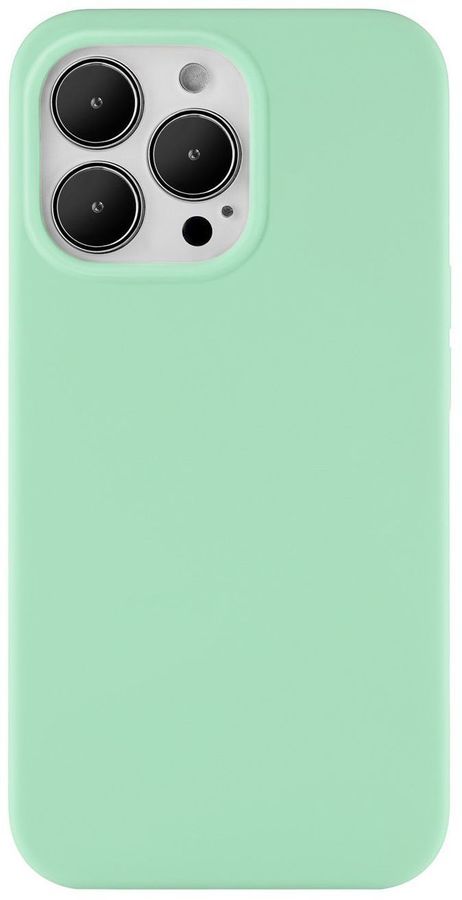 

Чехол-накладка UBEAR Touch Case для смартфона Apple iPhone 13 Pro, силикон/микрофибра, светло-зеленый (CS105LG61PTH-I21)