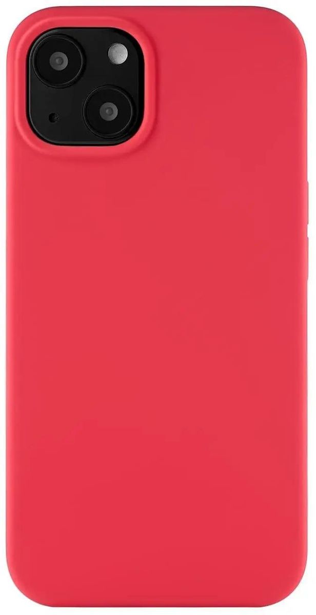 

Чехол-накладка UBEAR Touch Case для смартфона Apple iPhone 13, силикон/микрофибра, красный (CS104RR61TH-I21)