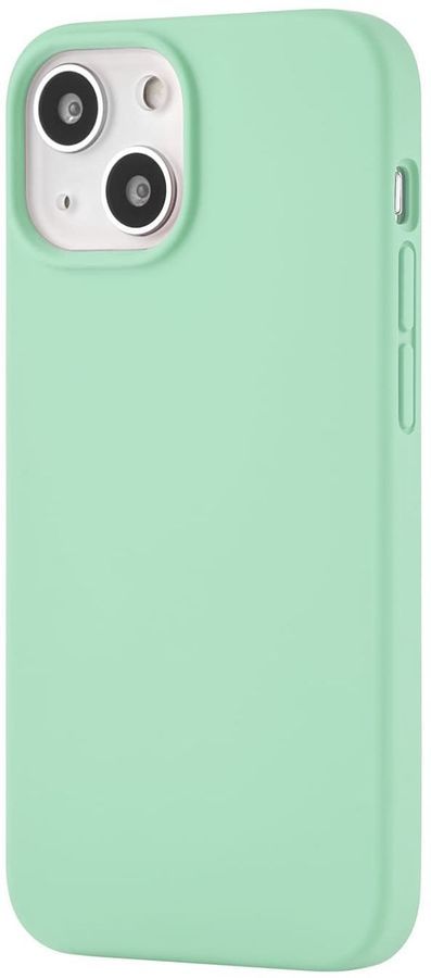 

Чехол-накладка UBEAR Touch Case для смартфона Apple iPhone 13, силикон/микрофибра, светло-зеленый (CS104LG61TH-I21)