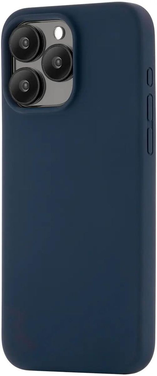 

Чехол-накладка UBEAR Touch Mag Case для смартфона Apple iPhone 15 Pro Max, силикон/микрофибра, темно-синий (CS278DB67PTH-I23M)