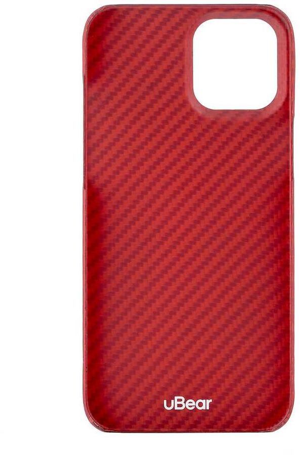 

Чехол-накладка UBEAR Supreme case для смартфона Apple iPhone 12 Pro Max, кевлар, красный (CS69RO67KV-I20)