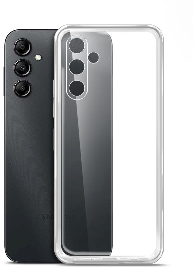 

Чехол-накладка BoraSCO для смартфона Samsung Galaxy A14, силикон, прозрачный (71437)