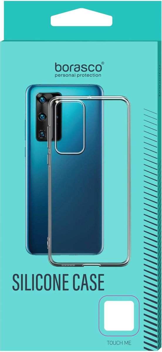 

Чехол-накладка BoraSCO для смартфона Samsung Galaxy A33, силикон, прозрачный (70200)
