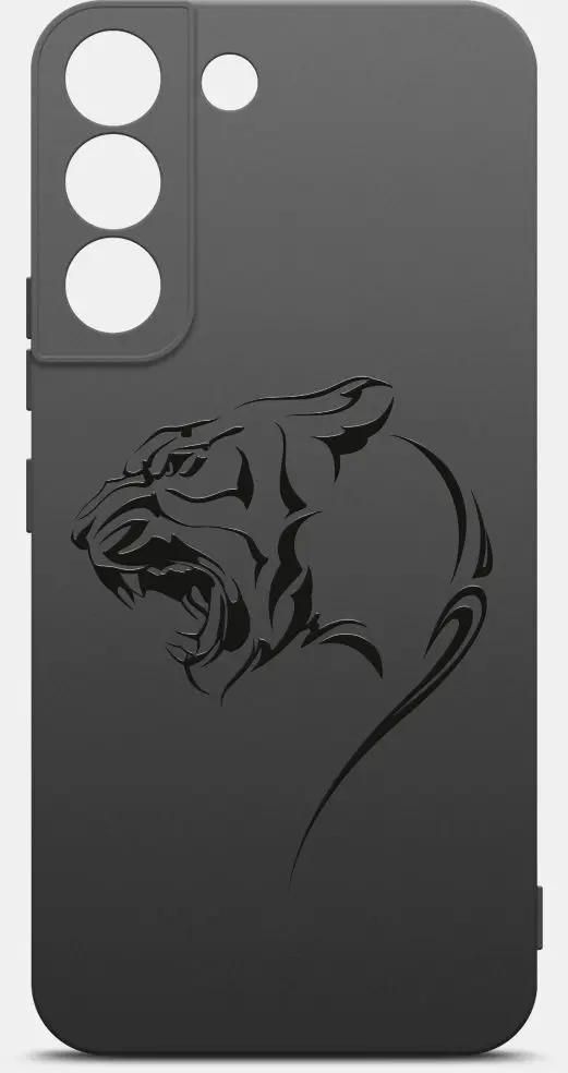 

Чехол-накладка BoraSCO ArtWorks для смартфона Samsung Galaxy S22+, силикон, черный/рисунок (51133)
