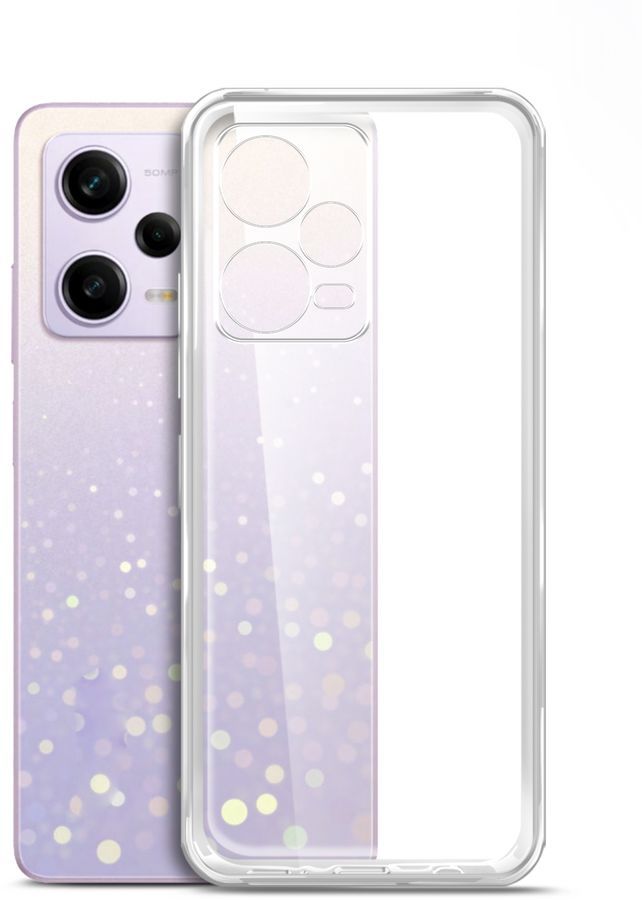 

Чехол-накладка BoraSCO для смартфона Xiaomi Redmi Note 12 Pro+, силикон, прозрачный (71770)