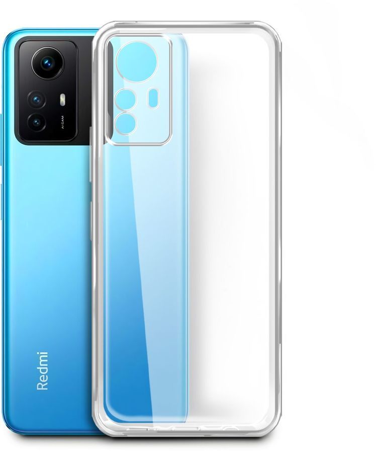 

Чехол-накладка BoraSCO для смартфона Xiaomi Redmi Note 12S, силикон, прозрачный (72130)