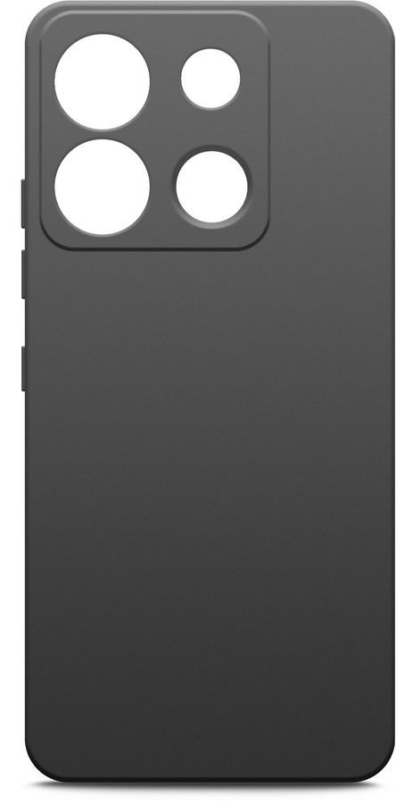 

Чехол-накладка BoraSCO для смартфона Infinix Smart 7 Plus, силикон, черный (72269)
