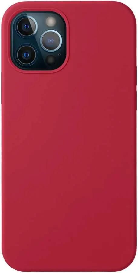 

Чехол Deppa Liquid Silicone для смартфона Apple iPhone 12/12 Pro, силикон/микрофибра, красный (87780)
