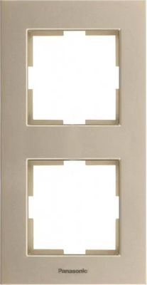 

Рамка Panasonic Karre Plus, вертикальная, 2-поста, бронза (WKTF08123AR-RU)