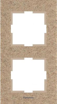 

Рамка Panasonic Karre Plus, вертикальная, 2-поста, песчаник (WKTF08123CS-RU)