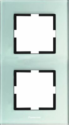 

Рамка Panasonic Karre Plus, вертикальная, 2-поста, дымчатый (WKTF08123GG-RU), Черный