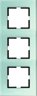 

Рамка Panasonic Karre Plus, вертикальная, 3-поста, зеленый (WKTF08133GB-RU)