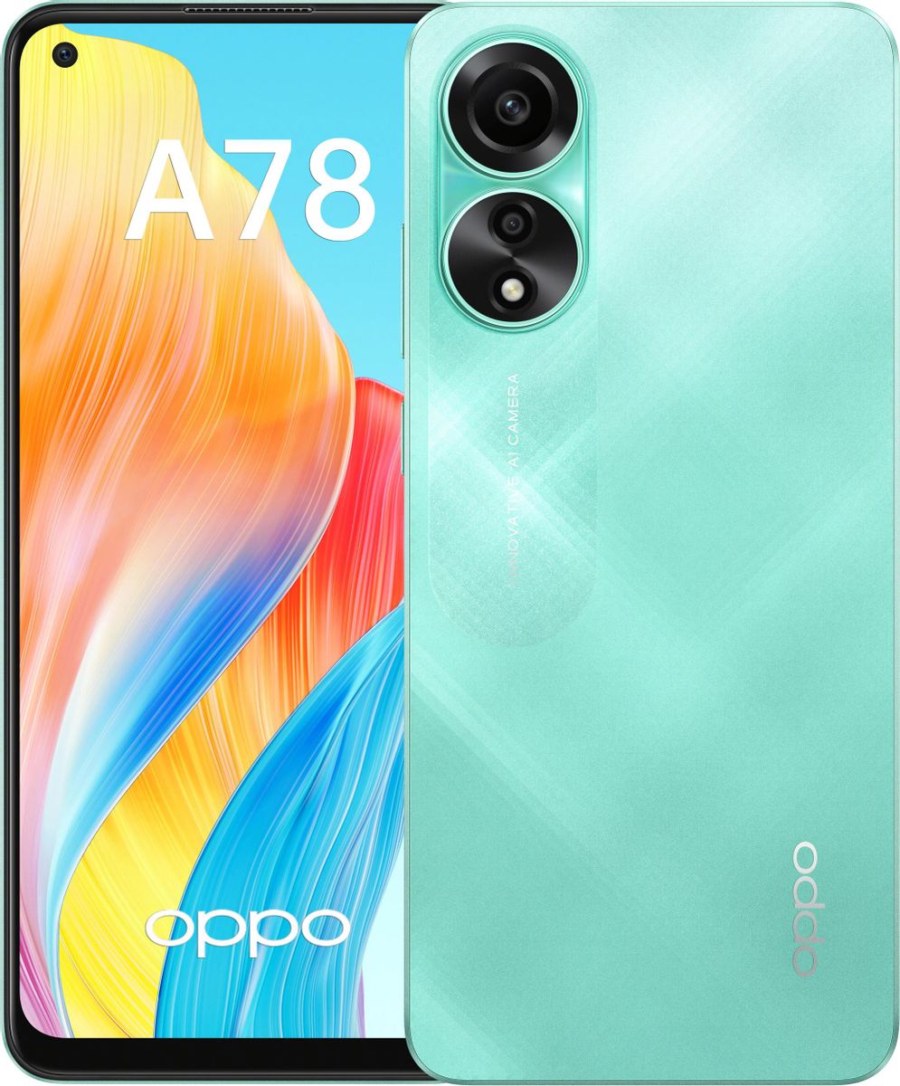 Смартфон OPPO A78 8Gb/256Gb Android зеленый (631010000083), 1218087 купить  по цене 17600 руб в Ноябрьске в интернет-магазине e2e4