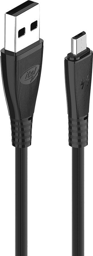 

Кабель USB-micro USB, 1 м, черный, ITEL (ICD-M21s)