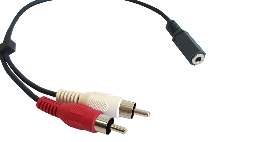 

Кабель соединительный Kramer Jack 3.5-2xRCA, 4.6м, черный (C-A35M/2RAM-15)