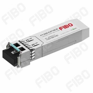

Модуль SFP28 FIBO, 10 км, LC, Tx:1270 нм, 25 Гбит/с, SM, двойной, WDM, DDM (FT-S25-C2710LD)