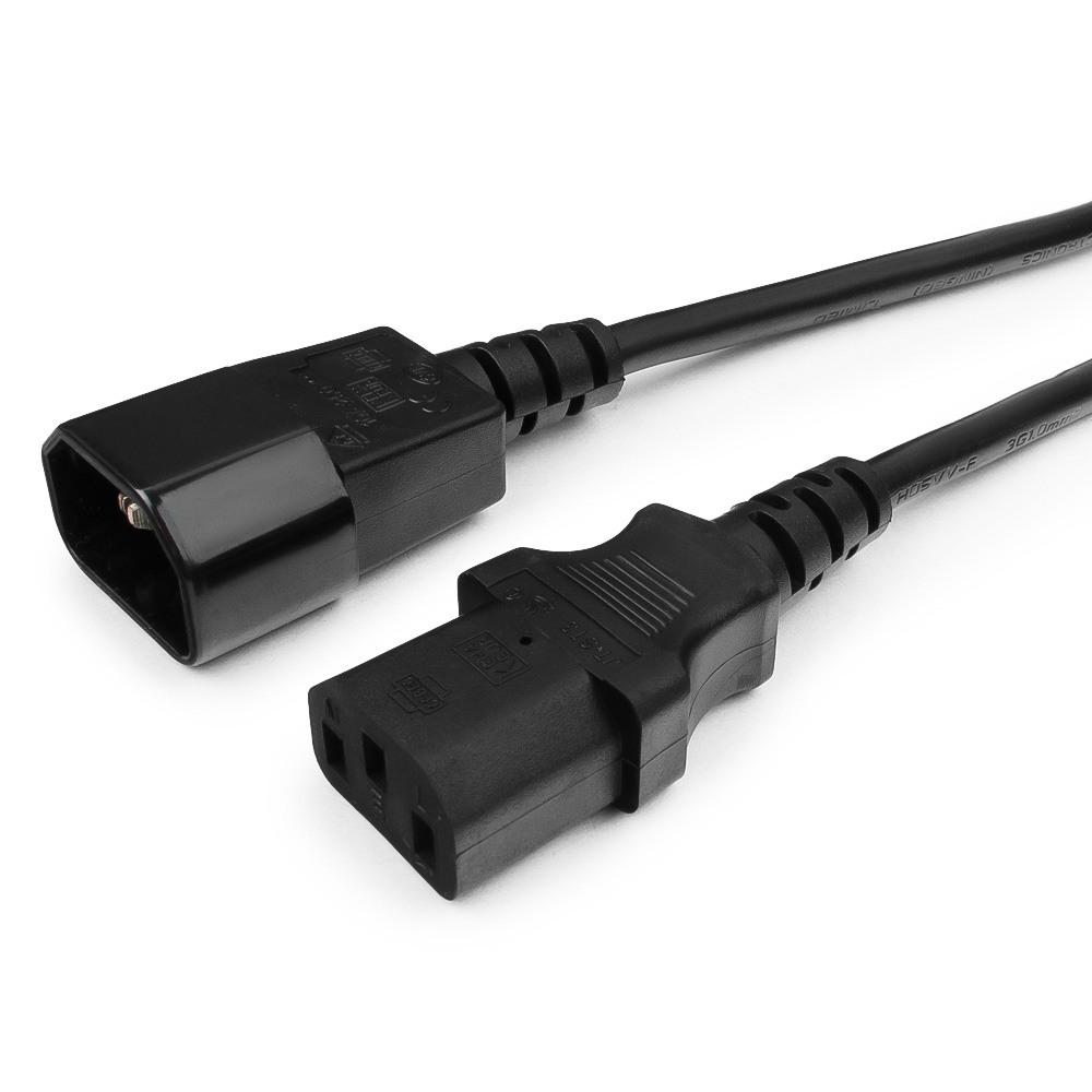 Кабель Cablexpert PC-189-1-5M, C13-C14, 5 м, черный