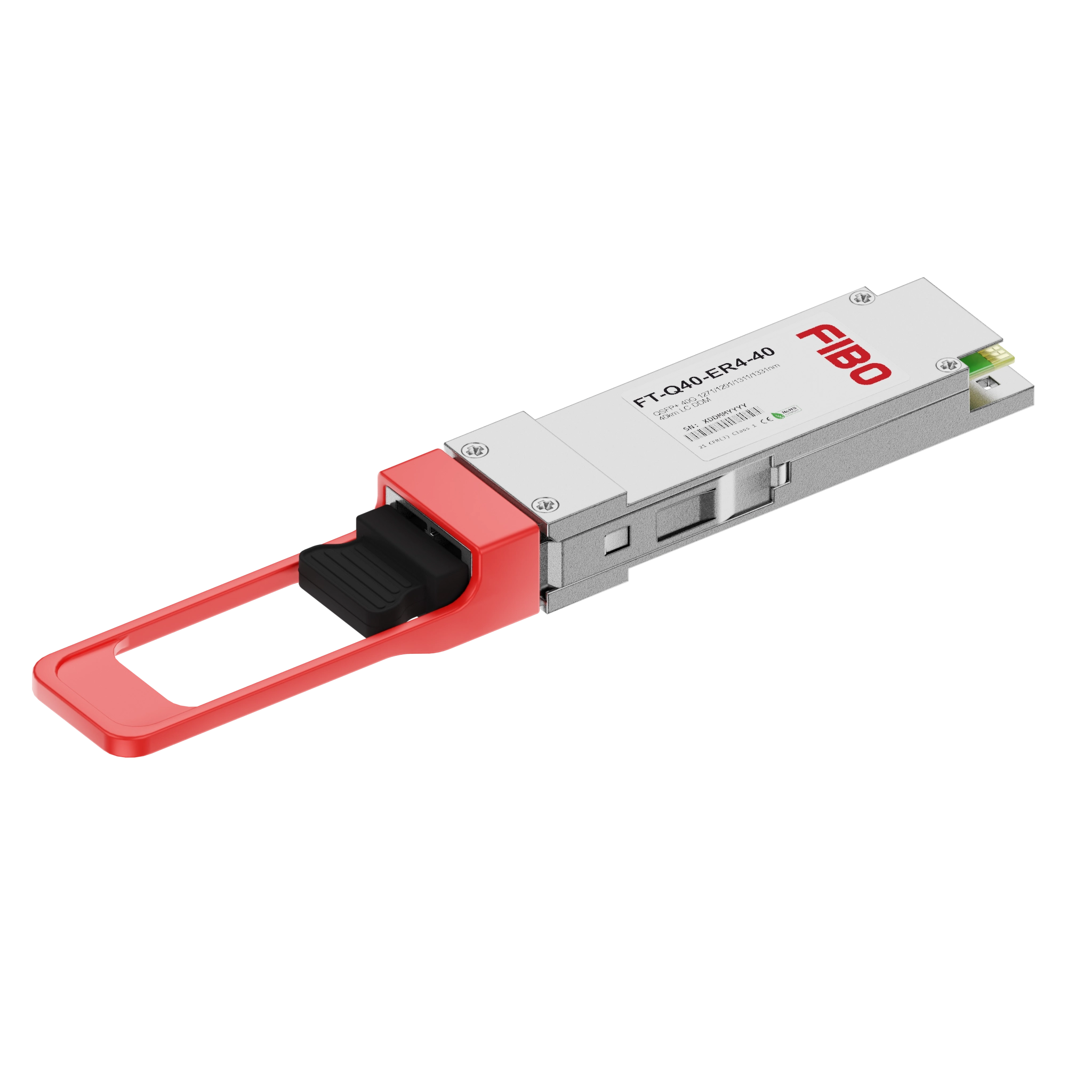 

Модуль QSFP+ FIBO, 40 км, LC, Tx:1310 нм, 40 Гбит/с, SM, двойной, DDM (FT-Q40-ER4-40)