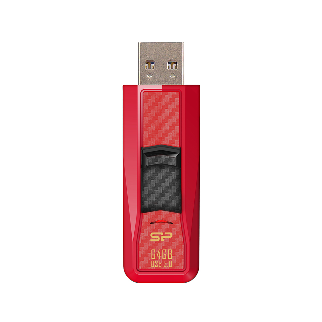 

Флешка 64Gb USB 3.0 Silicon Power Blaze Blaze B50, красный (SP064GBUF3B50V1R), Blaze B50