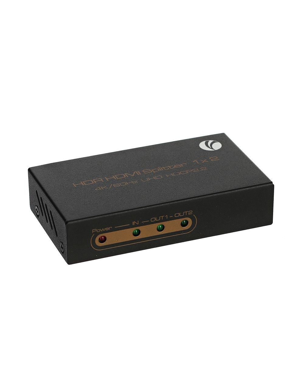 Разветвитель HDMI VCOM DD422, 2xHDMI 3840x2160, Разветвитель+блок питания