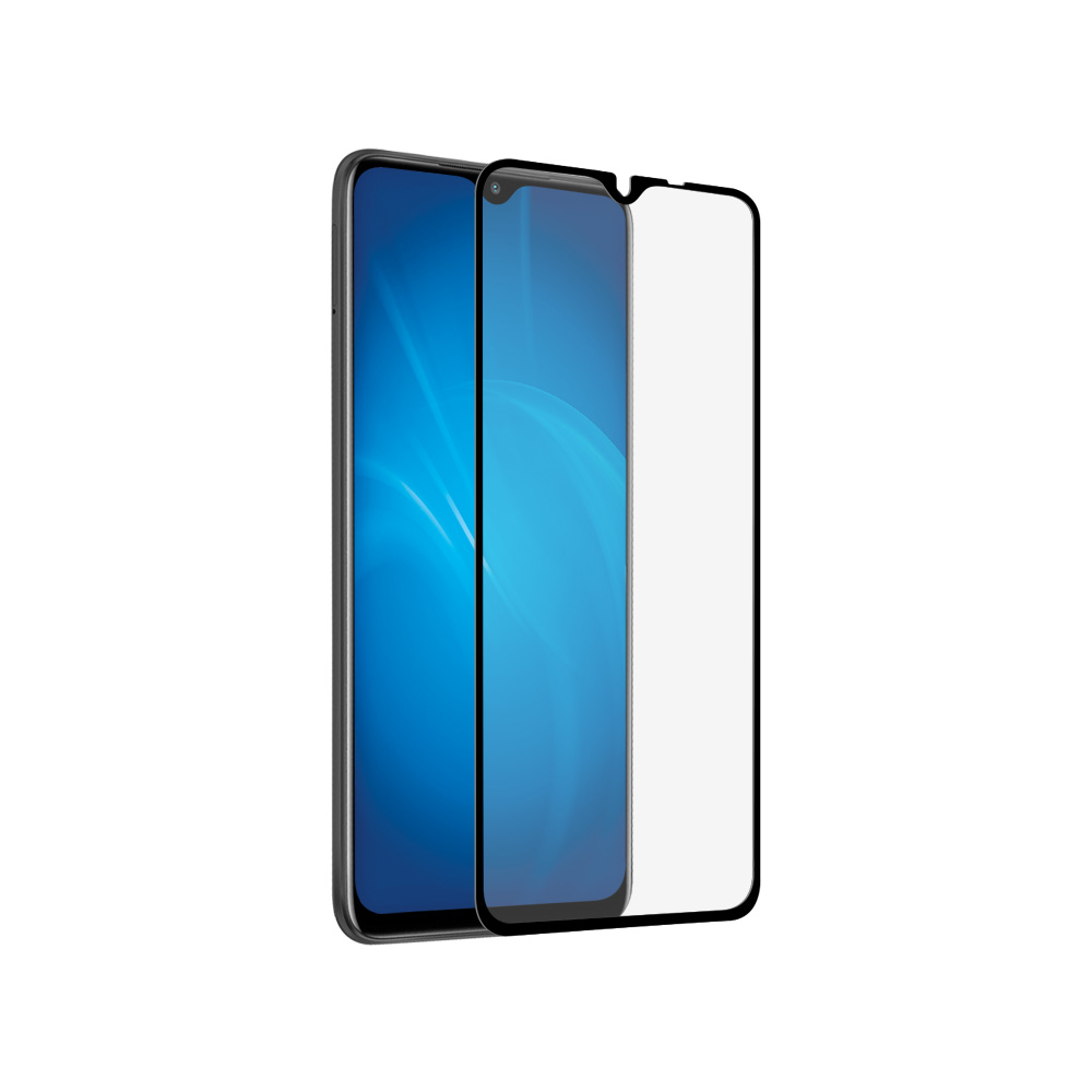 

Защитное стекло DF для экрана смартфона Poco M3, FullScreen, черная рамка (poColor-04 )