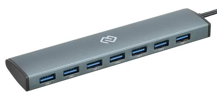 

Концентратор Digma HUB-7U3.0-UC-G, 7xUSB 3.0, серый, HUB-7U3.0-UC-G