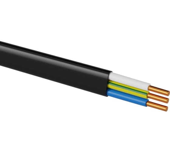 

Провод медный ВВГмбнг(А)-LS 3x1.5 мм² бухта 100 м круглый ГОСТ черный TDM (SQ0117-1437)