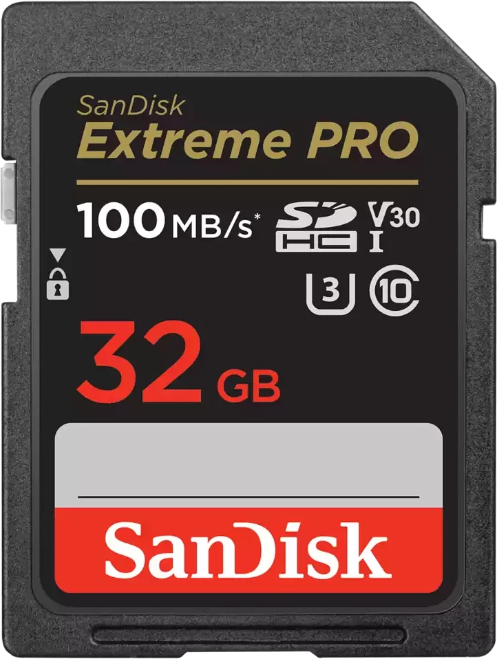 

Карта памяти 32Gb SDHC Sandisk Extreme Pro Class 10 UHS-I U3 V30 (SDSDXXO-032G-GN4IN), SDSDXXO