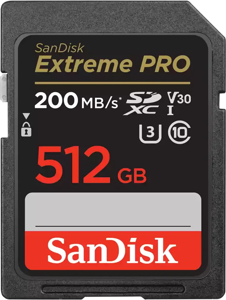 Карта памяти SDXC Sandisk 512Gb Class 10 UHS-I U3